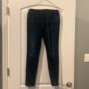 Maternity skinny dark jean